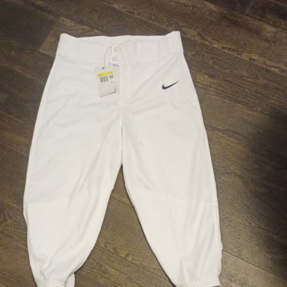 Nike White Baseball Pants